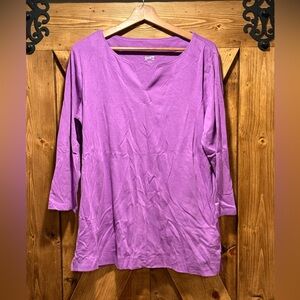 Duluth Trading Co Purple Women's Longtail Tunic